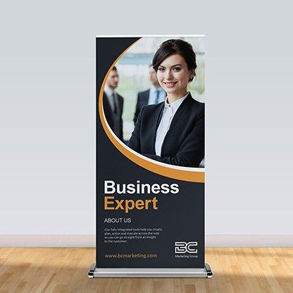 Retractable Banner Printing - Print Pop-Up Advertising Banners