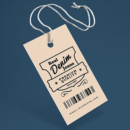 Design clothing labels, shirt tag, hang tag and neck tag by