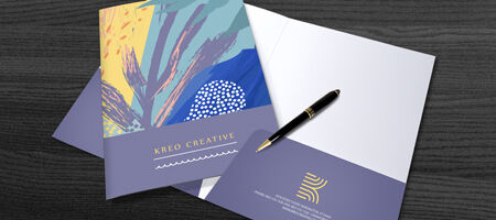 creative folder design ideas