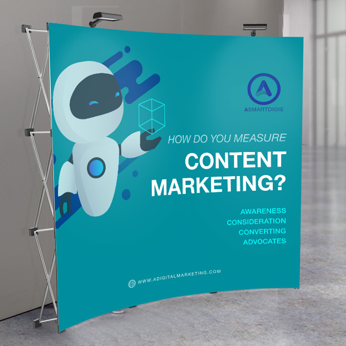 Curved Pop-Up Banner