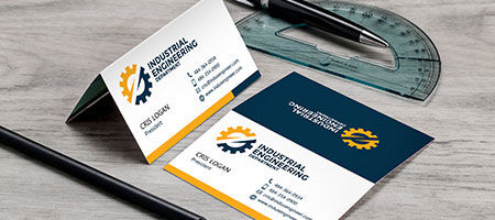 Print Folded Business Cards - Even & Uneven Fold Design