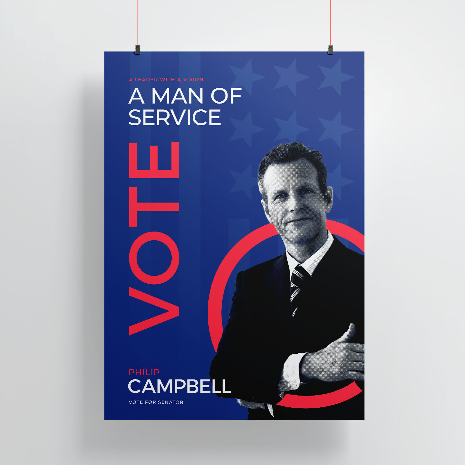 campaign poster size