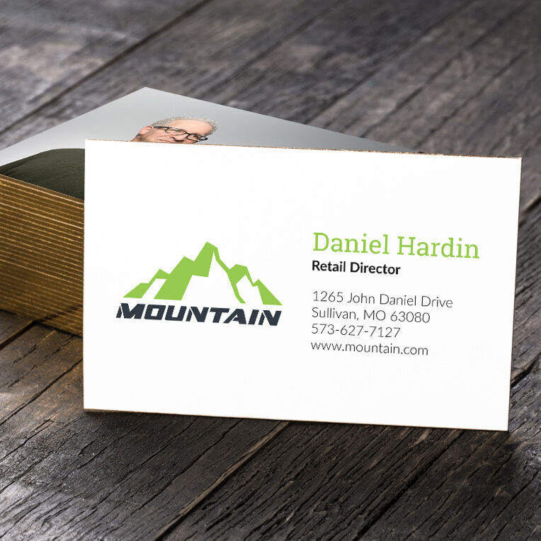 Painted Edge Business Cards