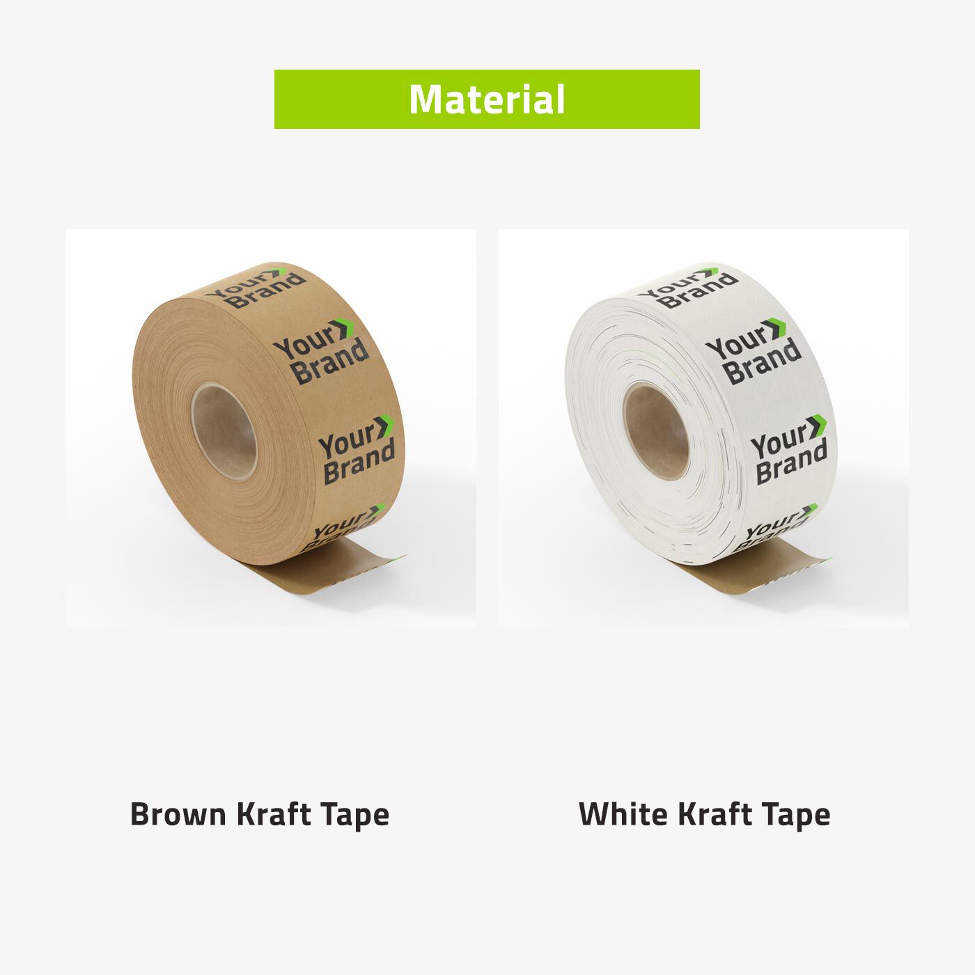 Wrapemo Brown Packing Tape, Kraft Paper Tape Brown Gummed Tape, 6 Roll –  WrapaholicGifts