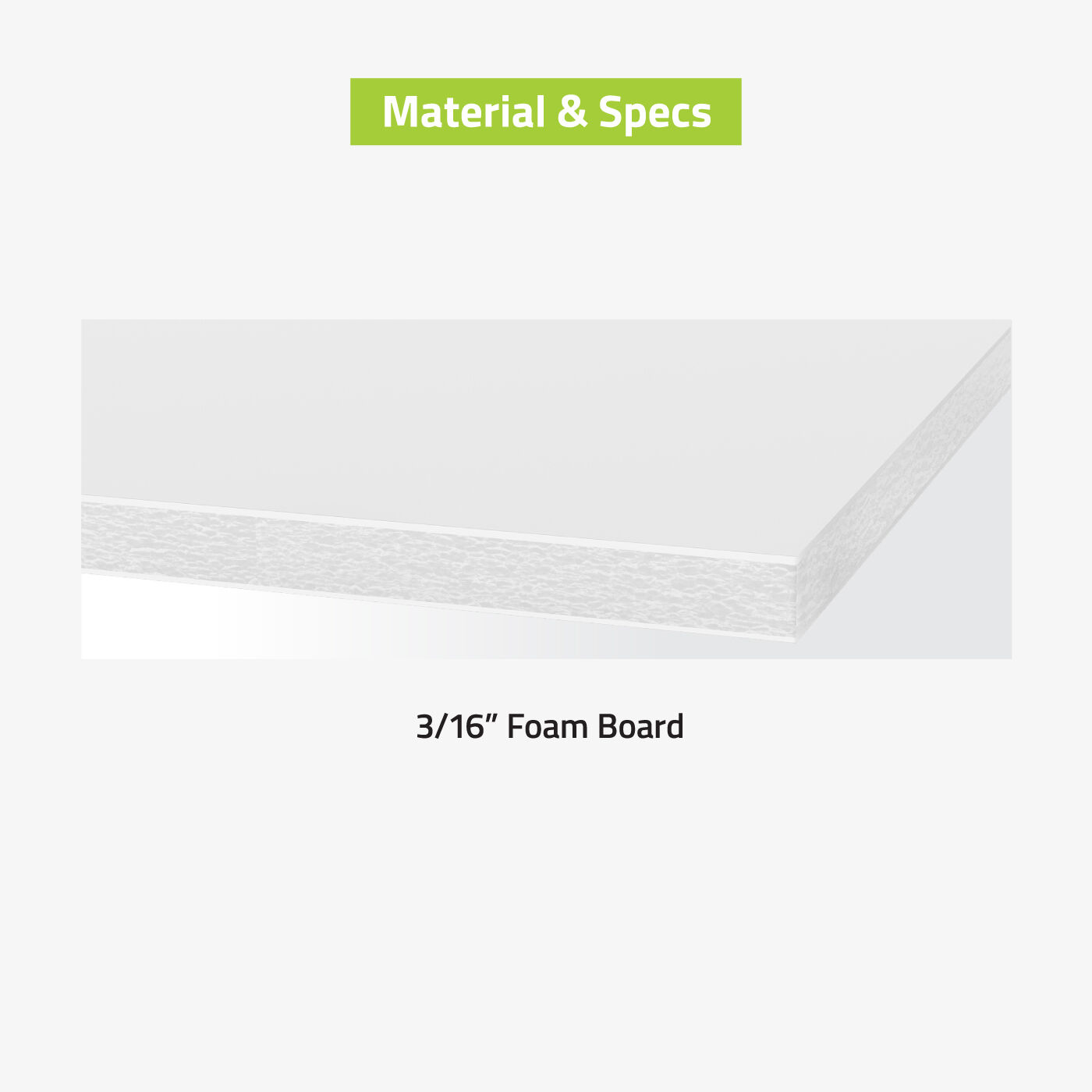 Foam Board Signs Material