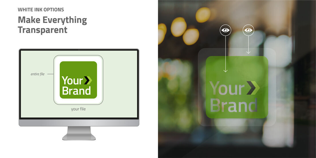 Why Clear Stickers Need White Ink