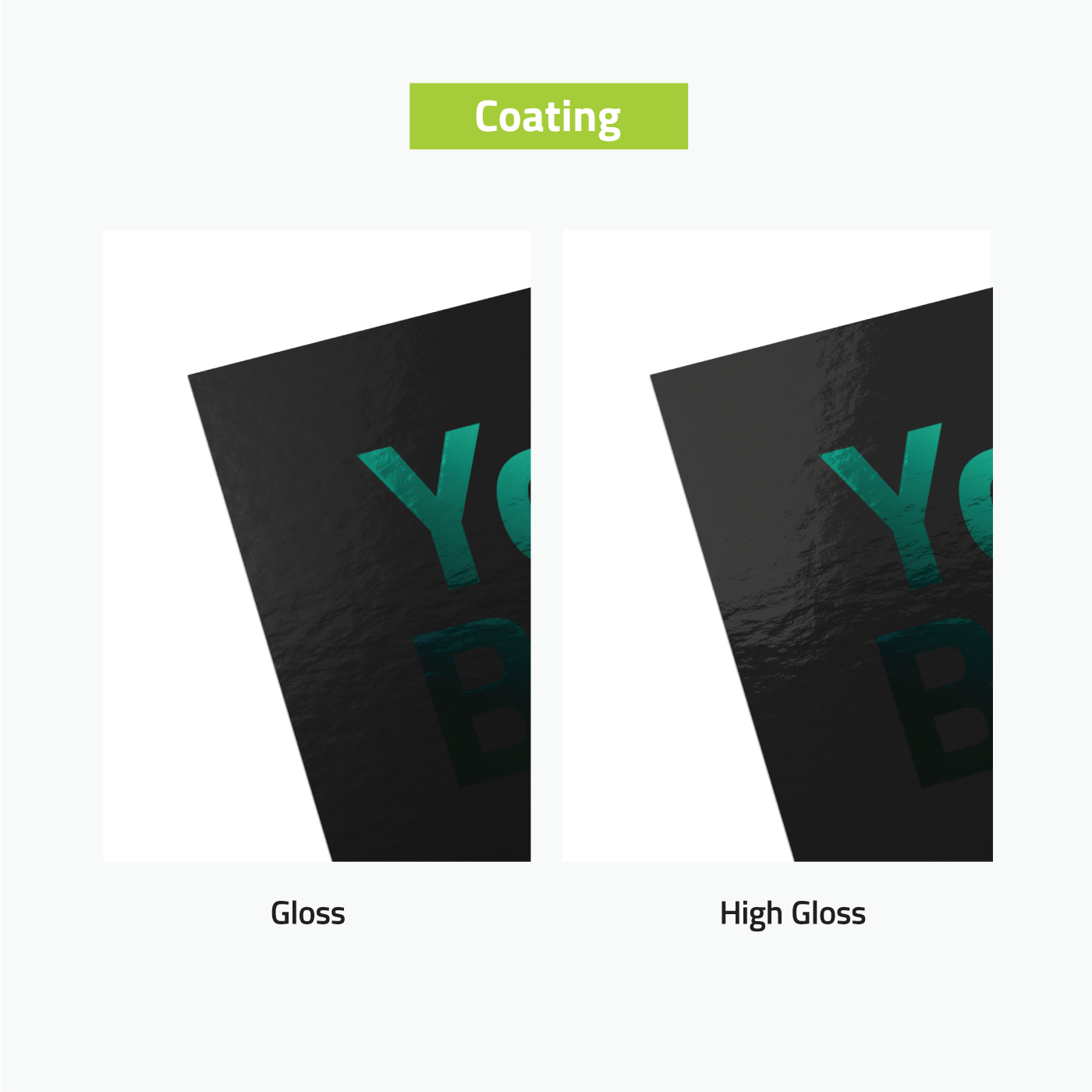 Metallic Print Business Cards  