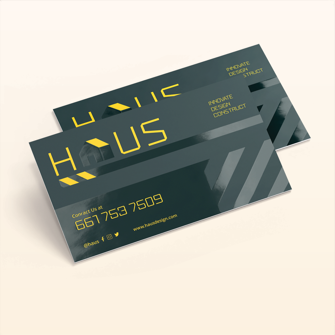 Spot UV Business Cards