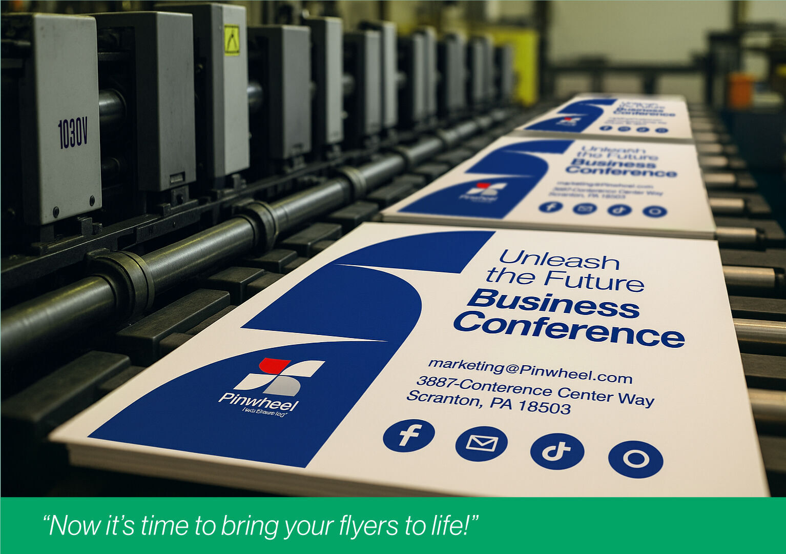 Now it’s time to bring your flyers to life