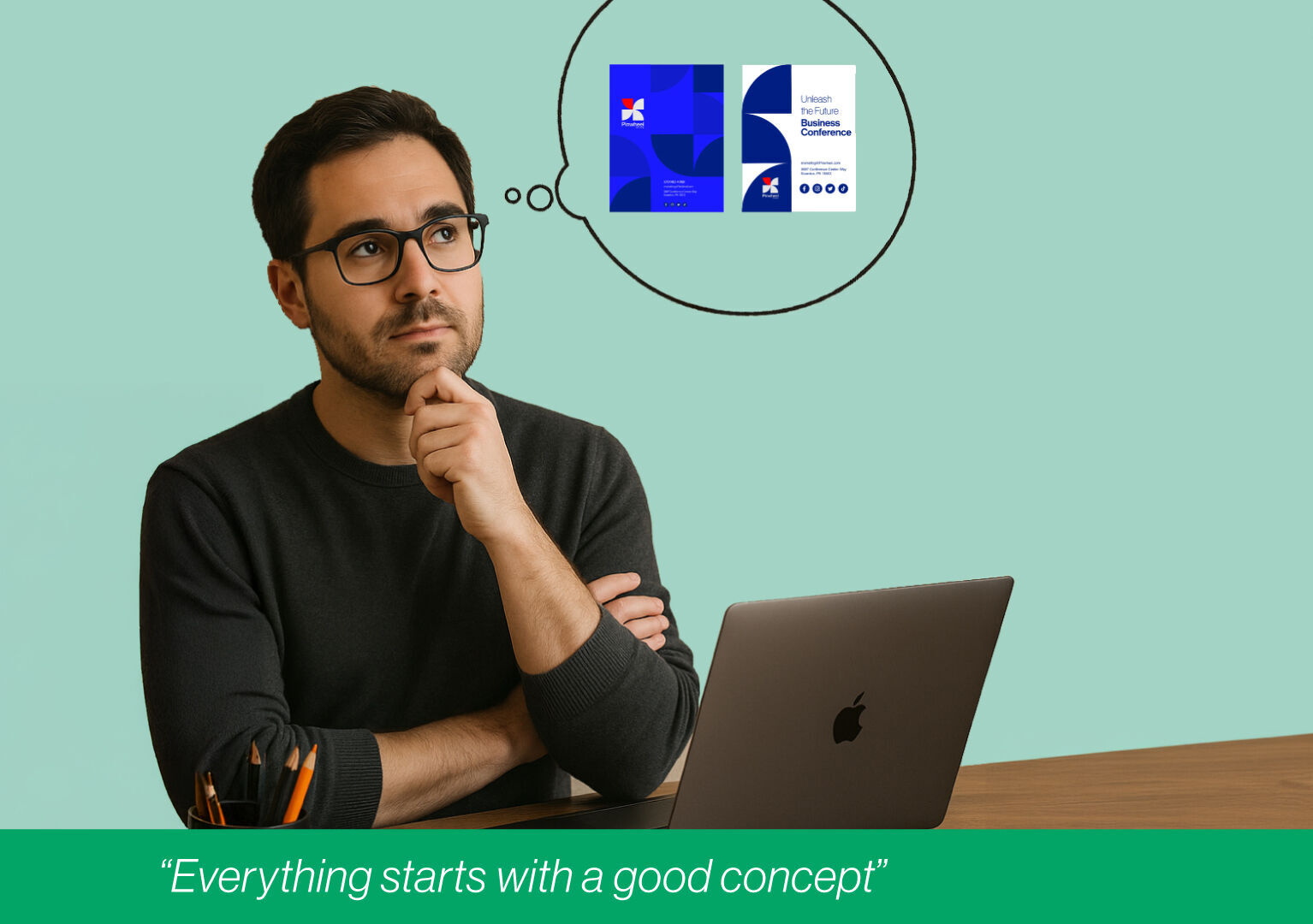 Conceptualize your flyers