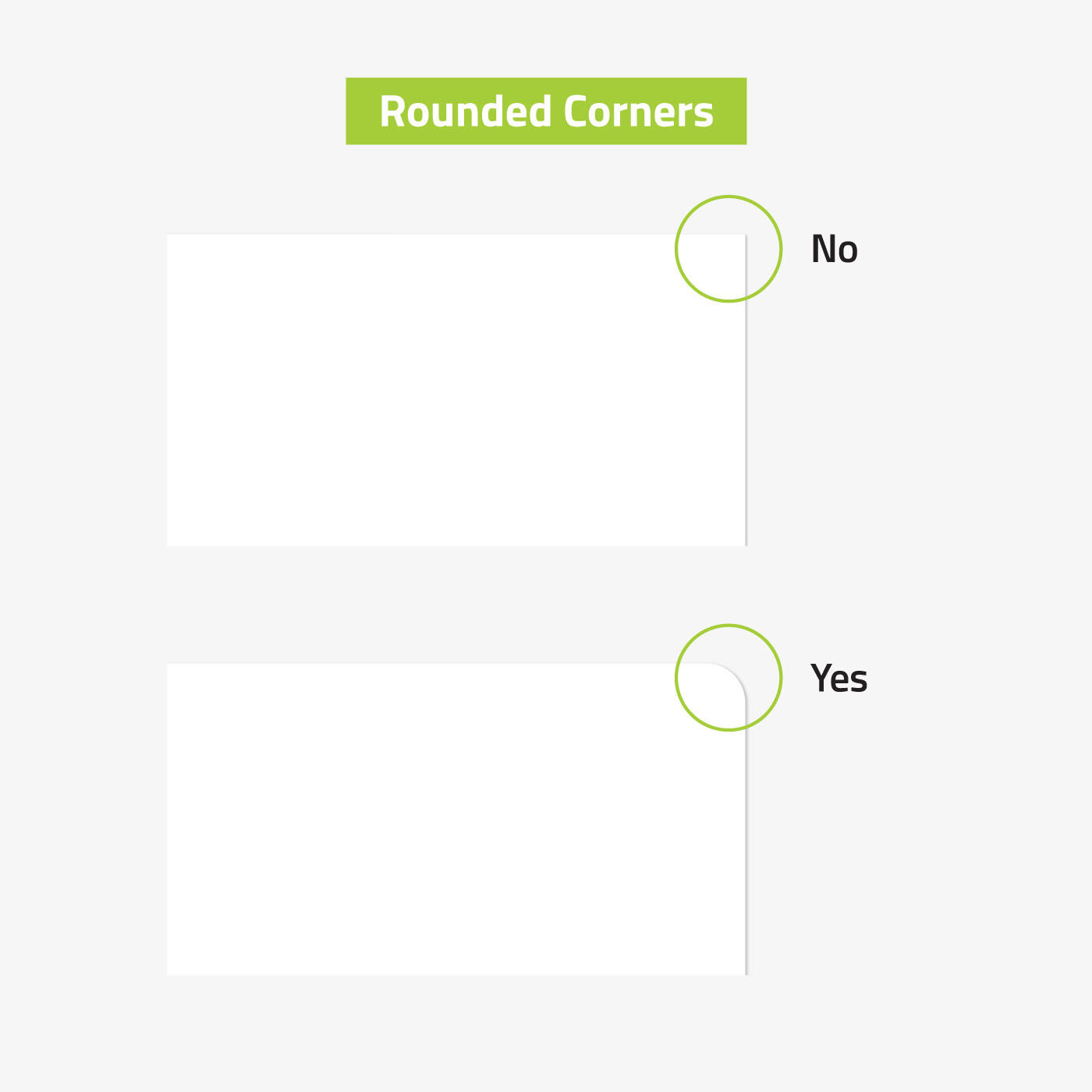 Square Hang Tags Rounded Corner