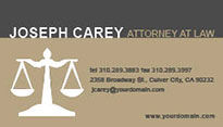 Attorney Business Card Template