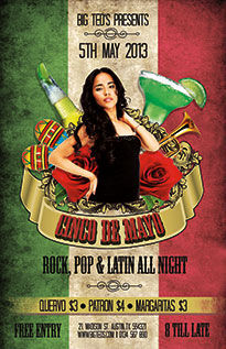 Cinco de Mayo Party Flyer Template