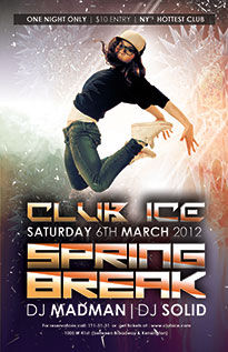 Spring Break Flyer Template