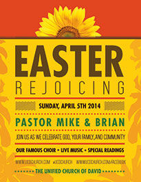 Church Easter Flyer Template