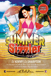 Summer Party Club Flyer