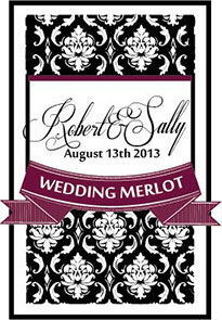 Wine Label Sticker Design