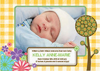 Baby Announcement Invitation Template