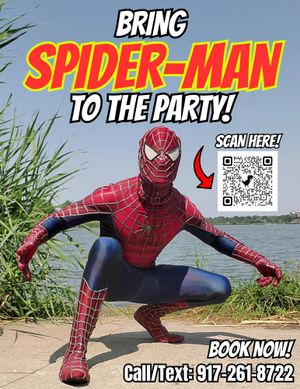 Awesome Spider-Man Party Flyers for marketing budget