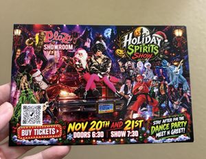 Thank you from the cast and producers of Holiday Spirits Show!
